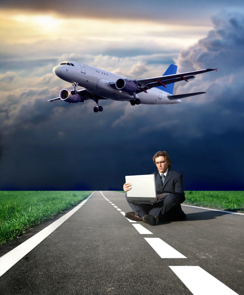 Man search for flight